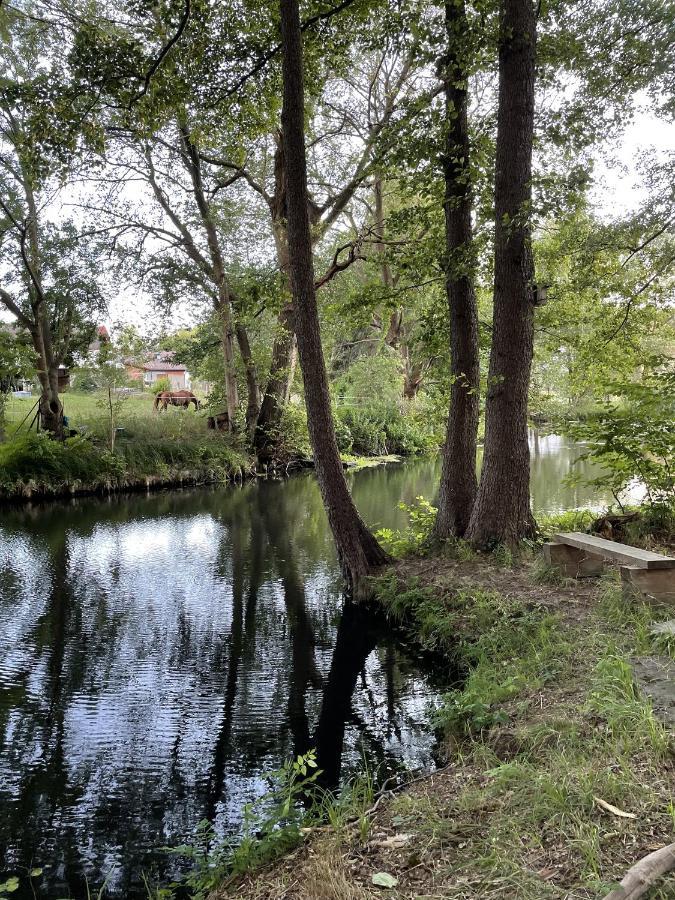 Ferienwohnung Spreewaldhaus am Landgut - Pretschen Markische Heide Exterior foto