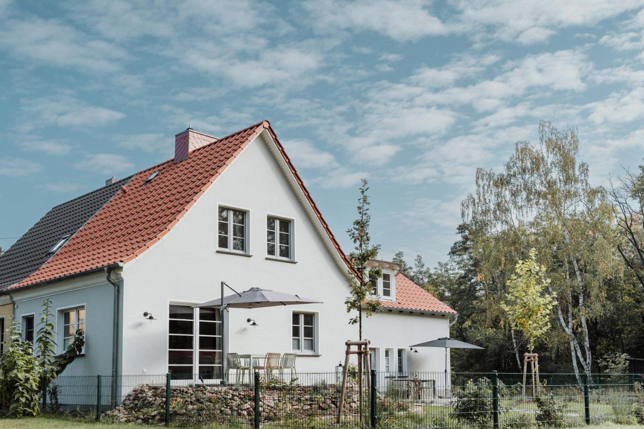 Ferienwohnung Spreewaldhaus am Landgut - Pretschen Markische Heide Exterior foto